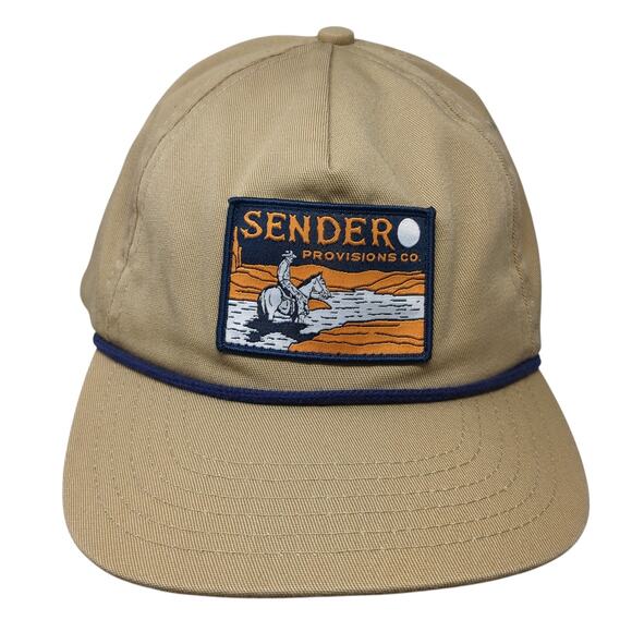 Sendero Provisions Co Snapback Rope Hat Brown One Size Adjustable - Picture 1 of 10